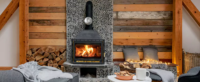 Thelin Hearth Products Direct Vent Gas Stove Fireplace Inspection in Midland, Texas